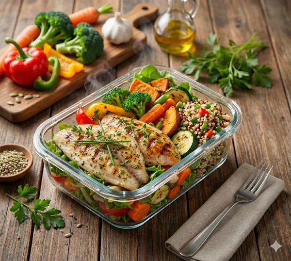 Prato de Tilápia com Legumes